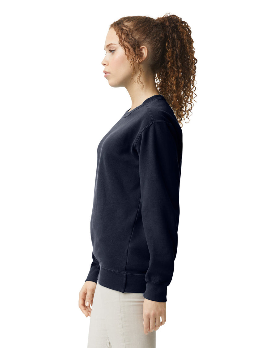 Comfort Colors 1566 Crewneck - True Navy - model side