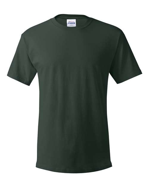 Hanes 5280 Essential-T T-Shirt - Deep Forest - flat front