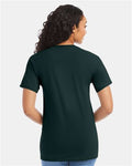 Hanes 5280 Essential-T T-Shirt - Deep Forest - model back