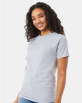 Hanes 5280 Essential-T T-Shirt - Light Steel - model side