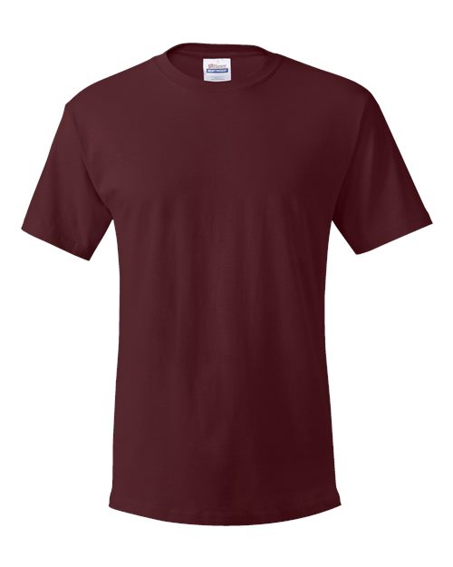 Hanes 5280 Essential-T T-Shirt - Maroon - flat front