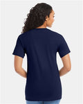 Hanes 5280 Essential-T T-Shirt - Navy - model back