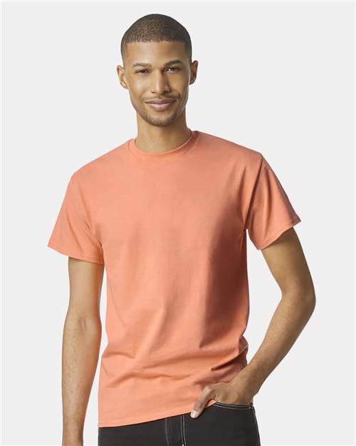 Gildan G500 Heavy Cotton T-Shirt - Tangerine - model front