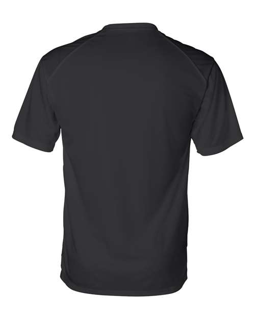 Badger 4120 Men's B-Core Sport Shoulders T-Shirt - Black - back