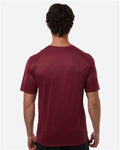 Badger 4120 Men's B-Core Sport Shoulders T-Shirt - Cardinal - model back