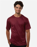 Badger 4120 Men's B-Core Sport Shoulders T-Shirt - Cardinal - model front