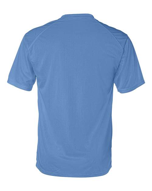 Badger 4120 Men's B-Core Sport Shoulders T-Shirt - Columbia Blue - back