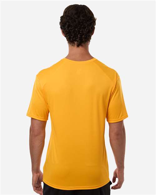 Badger 4120 Men's B-Core Sport Shoulders T-Shirt - Gold - model back