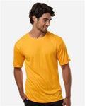 Badger 4120 Men's B-Core Sport Shoulders T-Shirt - Gold - model front