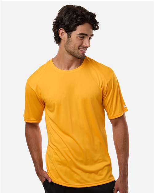 Badger 4120 Men's B-Core Sport Shoulders T-Shirt - Gold - model front