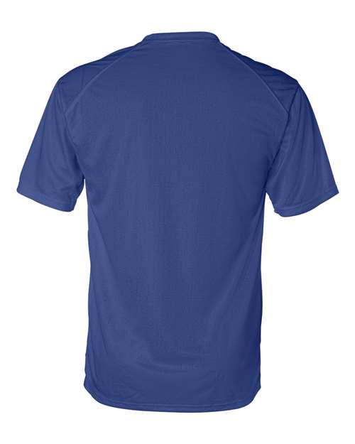 Badger 4120 Men's B-Core Sport Shoulders T-Shirt - Royal - back