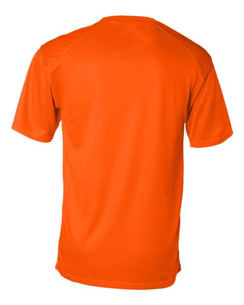Badger 4120 Men's B-Core Sport Shoulders T-Shirt - Safety Orange - back
