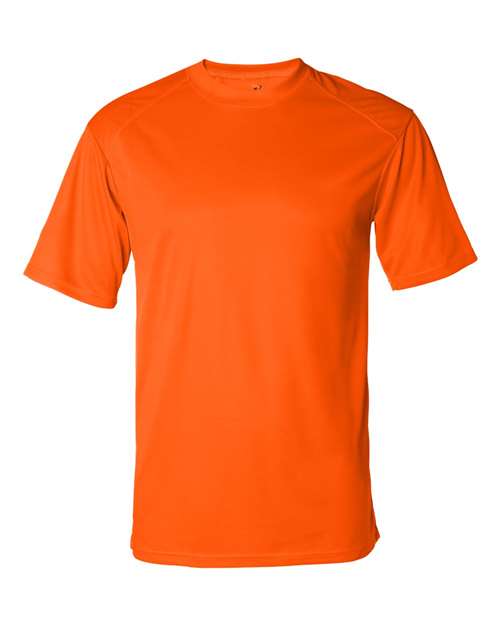 Badger 4120 Men's B-Core Sport Shoulders T-Shirt - Safety Orange - front