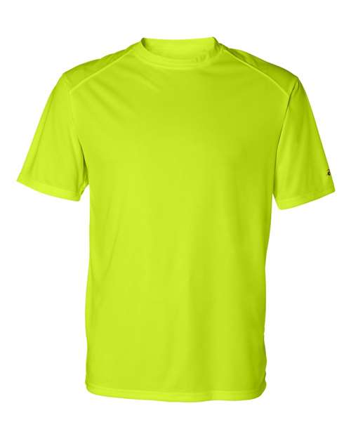 Badger 4120 Men's B-Core Sport Shoulders T-Shirt - Safety Yellow - front