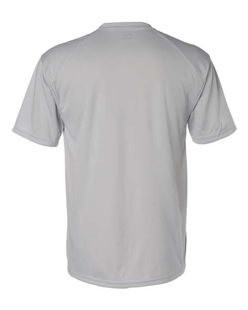 Badger 4120 Men's B-Core Sport Shoulders T-Shirt - Silver - back