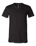 Bella + Canvas 3005 Jersey V-Neck Tee - Black - front