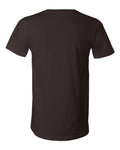 Bella + Canvas 3005 Jersey V-Neck Tee - Brown - back