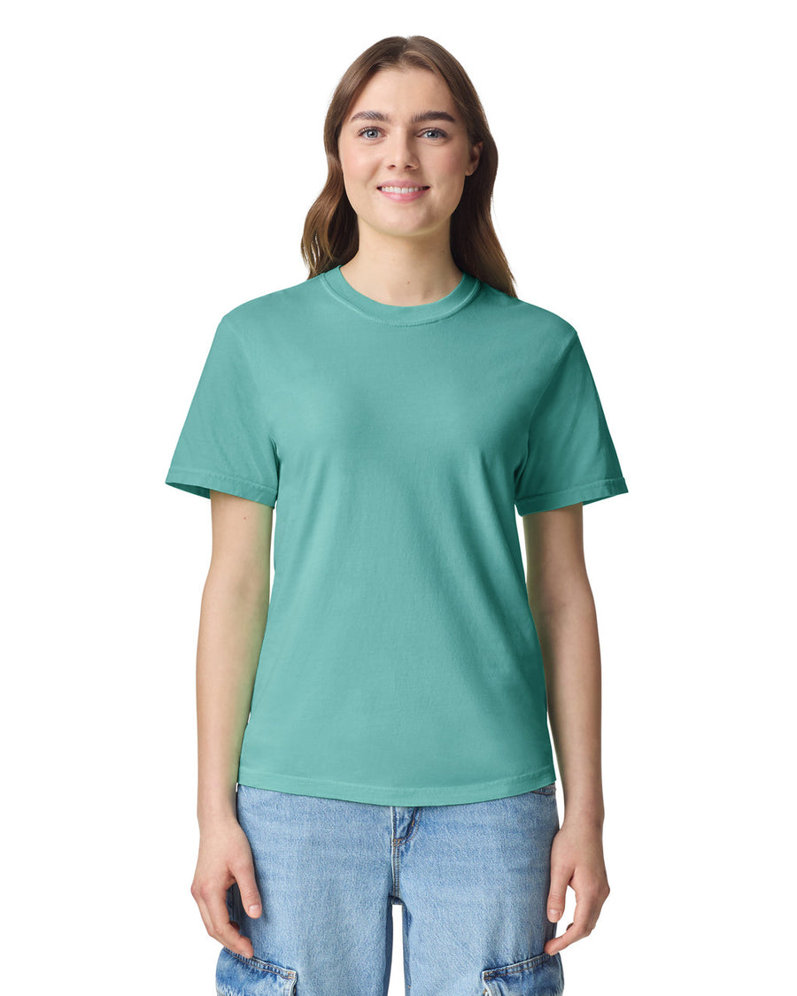Comfort Colors C1717 Garment-Dyed Heavyweight T-Shirt - Chalky Mint - model front