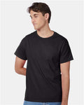 Hanes 5250 Authentic T-Shirt - Black - model front