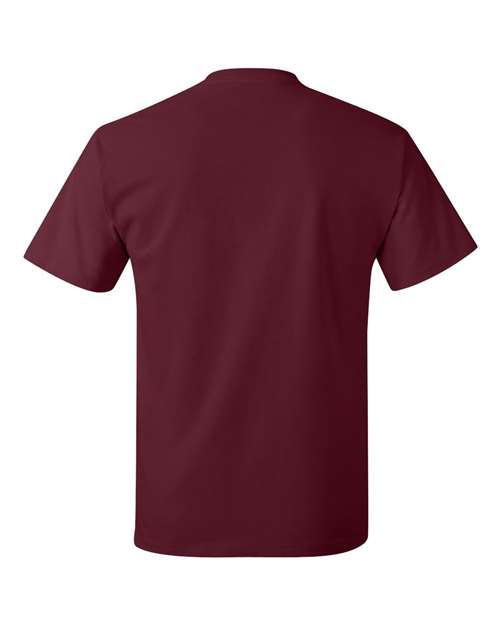 Hanes 5250 Authentic T-Shirt - Cardinal - back