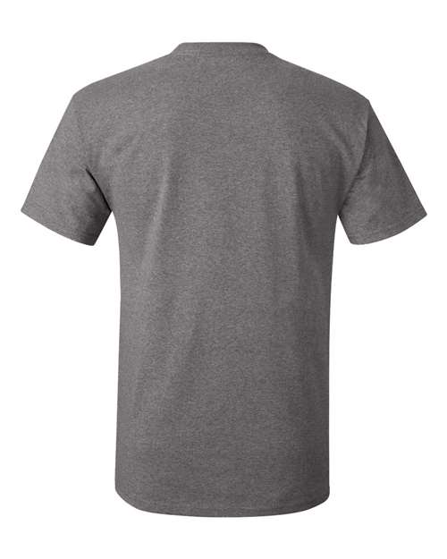 Hanes 5250 Authentic T-Shirt - Charcoal Heather - back