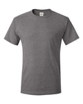 Hanes 5250 Authentic T-Shirt - Charcoal Heather - flat front