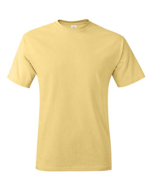 Hanes 5250 Authentic T-Shirt - Daffodil Yellow - flat front