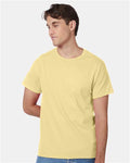 Hanes 5250 Authentic T-Shirt - Daffodil Yellow - model front