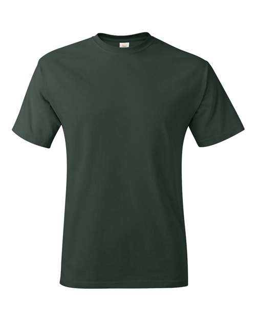 Hanes 5250 Authentic T-Shirt - Deep Forest - flat front