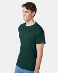 Hanes 5250 Authentic T-Shirt - Deep Forest - model side