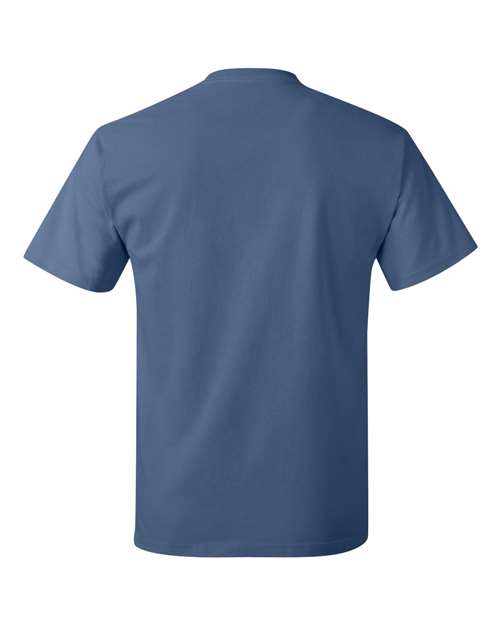 Hanes 5250 Authentic T-Shirt - Denim Blue - back