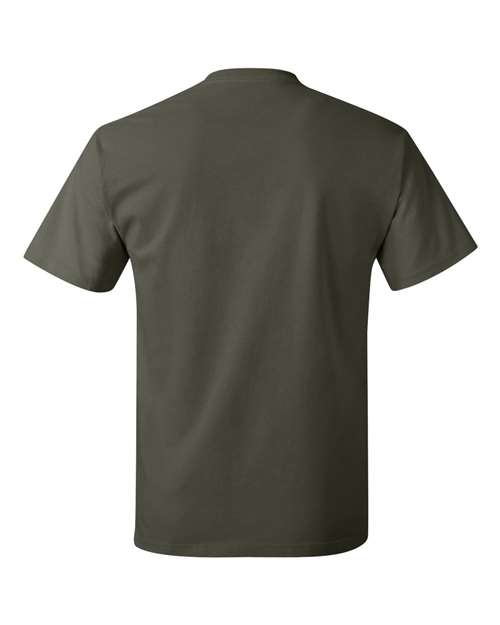 Hanes 5250 Authentic T-Shirt - Fatigue Green - back