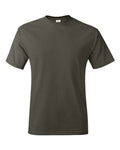 Hanes 5250 Authentic T-Shirt - Fatigue Green - flat front