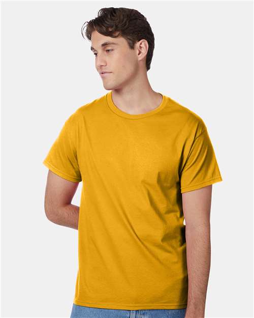 Hanes 5250 Authentic T-Shirt - Gold - model front