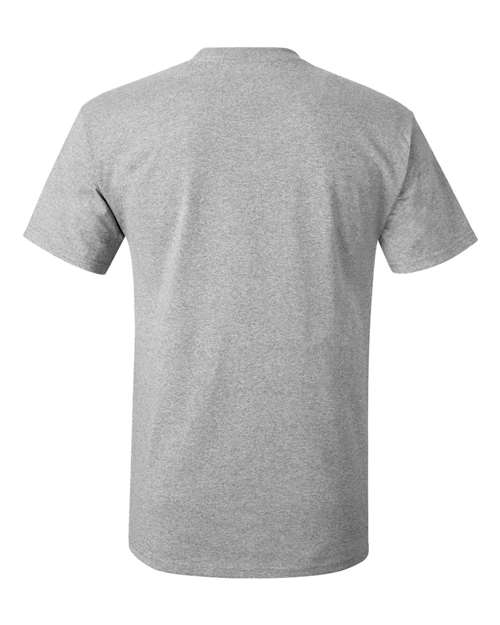 Hanes 5250 Authentic T-Shirt - Light Steel - back