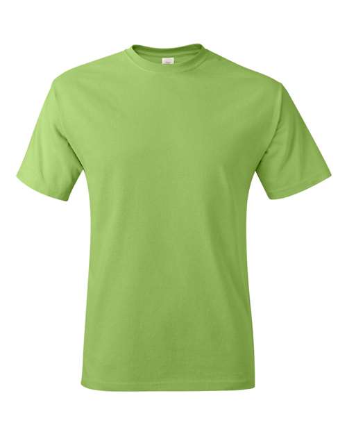 Hanes 5250 Authentic T-Shirt - Lime - flat front
