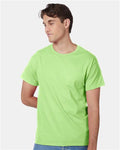 Hanes 5250 Authentic T-Shirt - Lime - model front