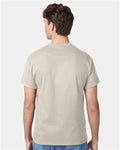 Hanes 5250 Authentic T-Shirt - Natural - model back