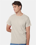 Hanes 5250 Authentic T-Shirt - Natural - model front