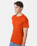 Hanes 5250 Authentic T-Shirt - Orange - model side
