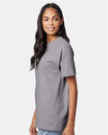 Hanes 5250 Authentic T-Shirt - Oxford Grey - model side