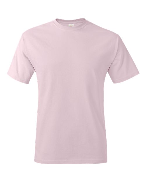 Hanes 5250 Authentic T-Shirt - Pale Pink - flat front