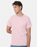 Hanes 5250 Authentic T-Shirt - Pale Pink - model front