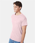 Hanes 5250 Authentic T-Shirt - Pale Pink - model side