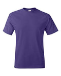 Hanes 5250 Authentic T-Shirt - Purple - flat front