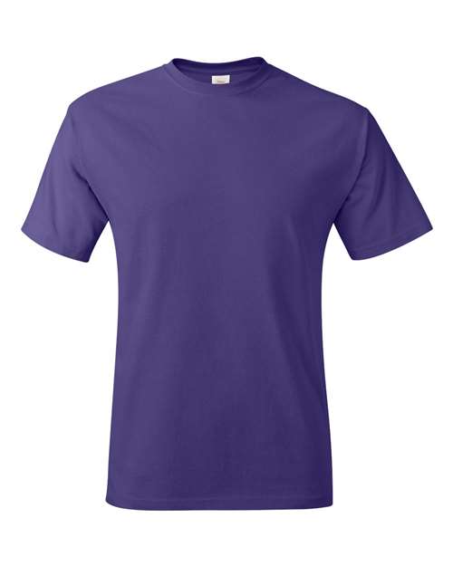 Hanes 5250 Authentic T-Shirt - Purple - flat front