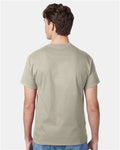 Hanes 5250 Authentic T-Shirt - Sand - model back