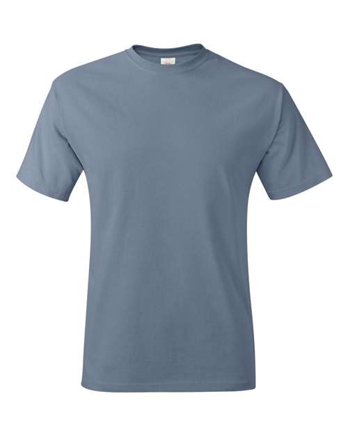 Hanes 5250 Authentic T-Shirt - Stonewashed Blue - flat front