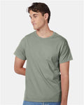 Hanes 5250 Authentic T-Shirt - Stonewashed Green - model front