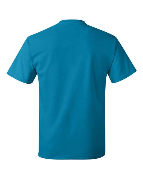 Hanes 5250 Authentic T-Shirt - Teal - back